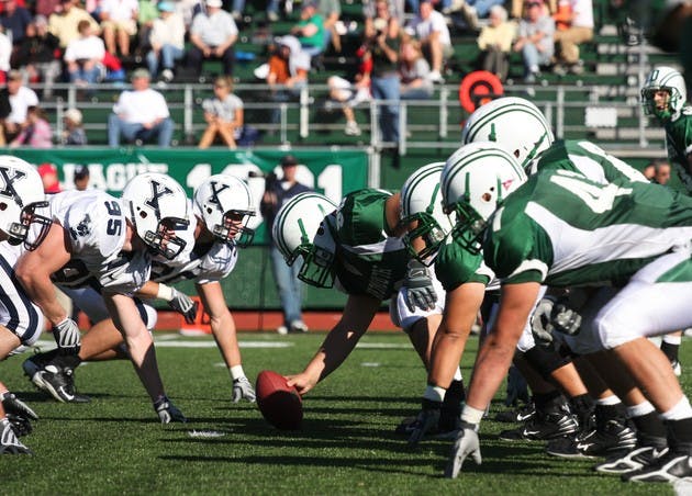 Dartmouth's defense held Yale running back Mike McLeod to 135 yards, but the Bulldogs scored four times off turnovers from the Big Green offense.