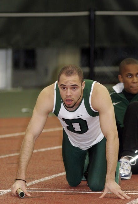 Fatih Stanley '06 claimed both the 100 and 200 meter runs at the Heptagonal Championships over the weekend, breaking school records in both events.