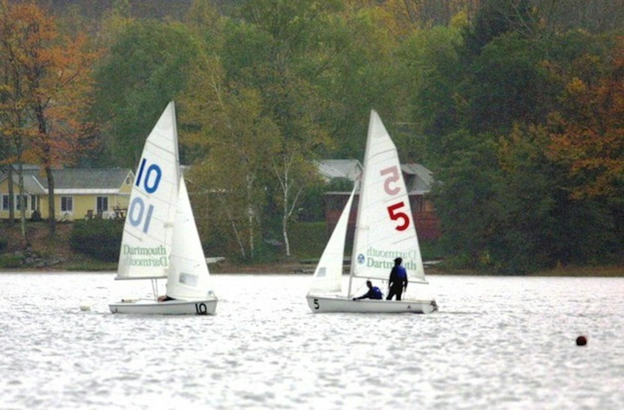 Dartmouth sailing experienced mixed results in four weekend regattas.