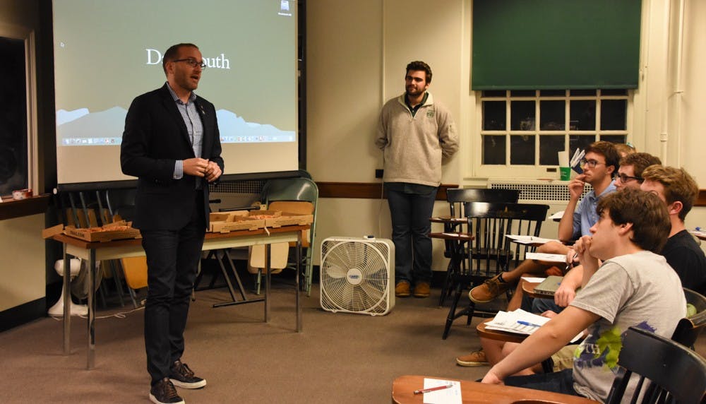 Chad Griffin, President of the Human Rights Campaign, spoke with students on Thursday about this year's election.&nbsp;