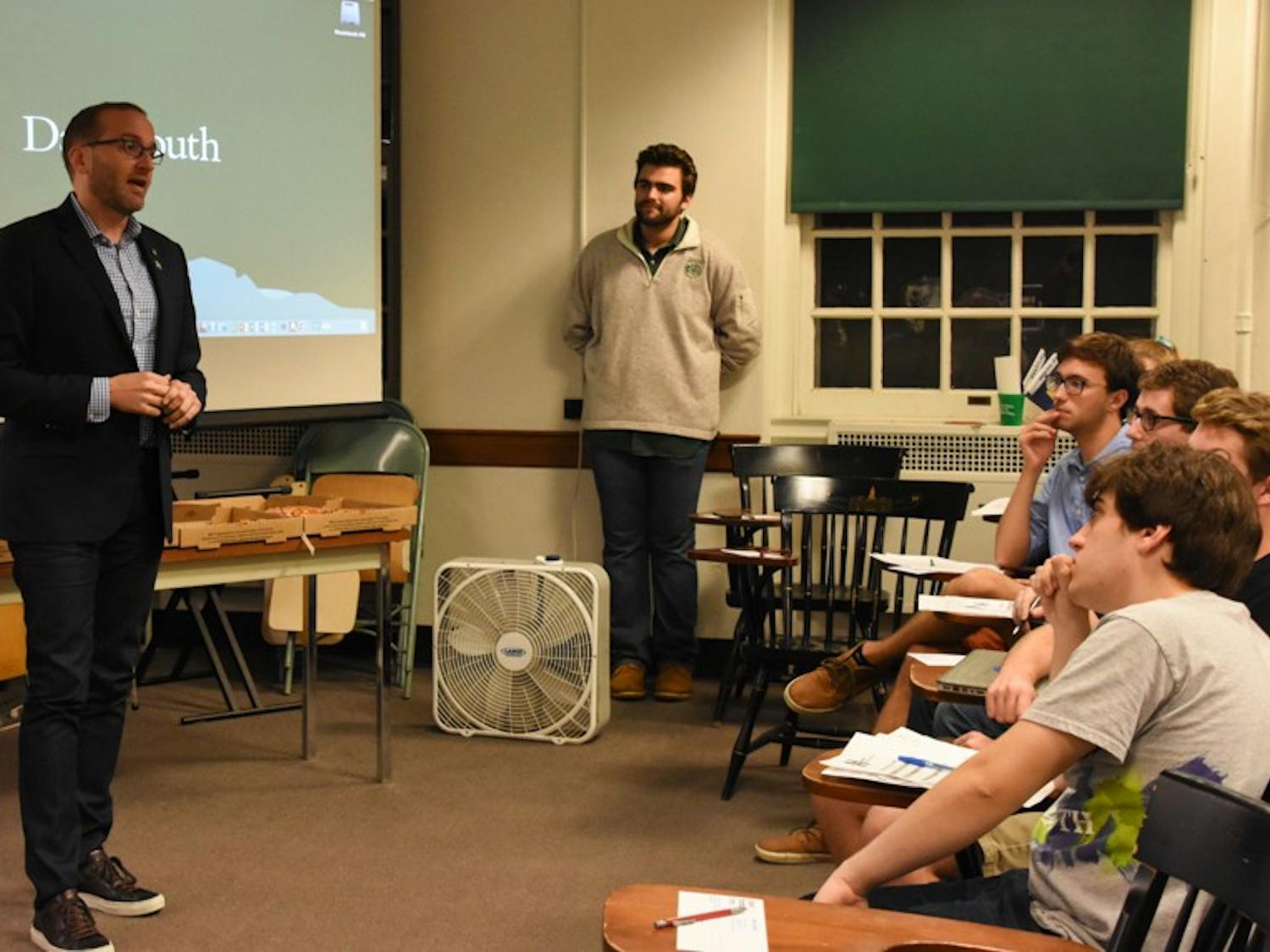 Chad Griffin, President of the Human Rights Campaign, spoke with students on Thursday about this year's election.&nbsp;