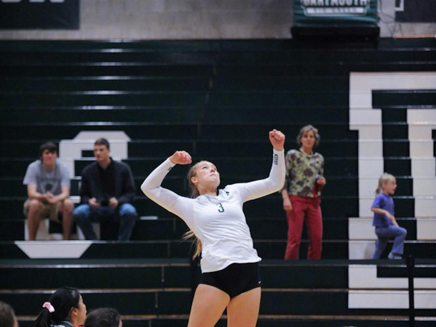 Sara Lindquist ‘18 recorded a total of 377 kills within her Dartmouth career.
