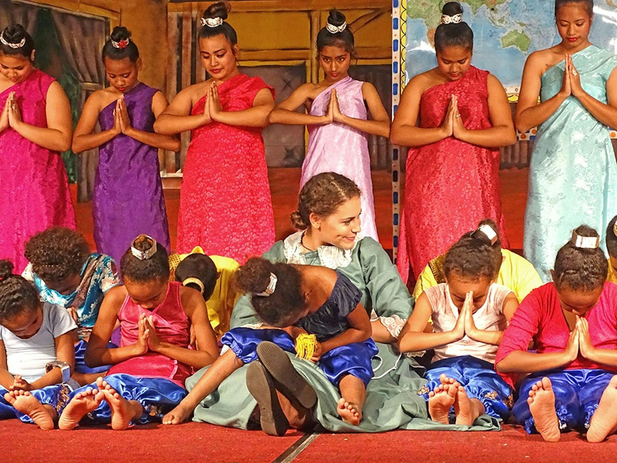 Justine Goggin ’18 spent her off-term in the Marshall Islands and performed in a bilingual production of “The King and I.”