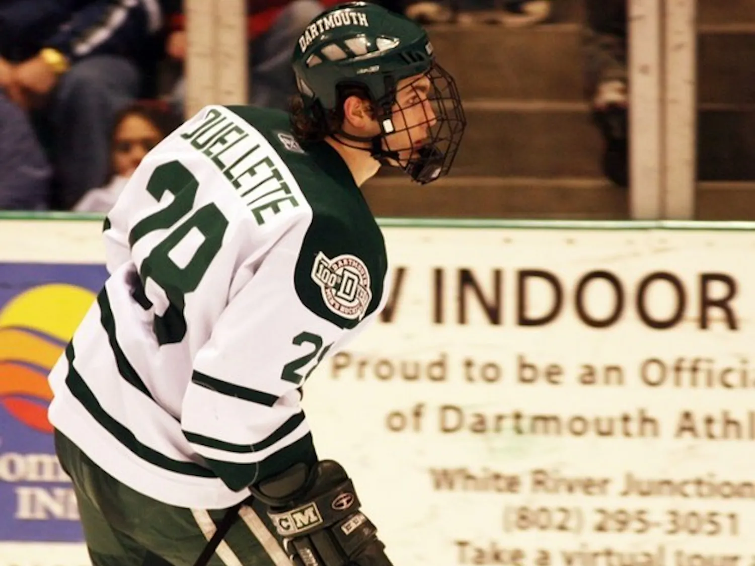 Mike Ouellette '06 tallied 37 points this season to lead the Big Green.
