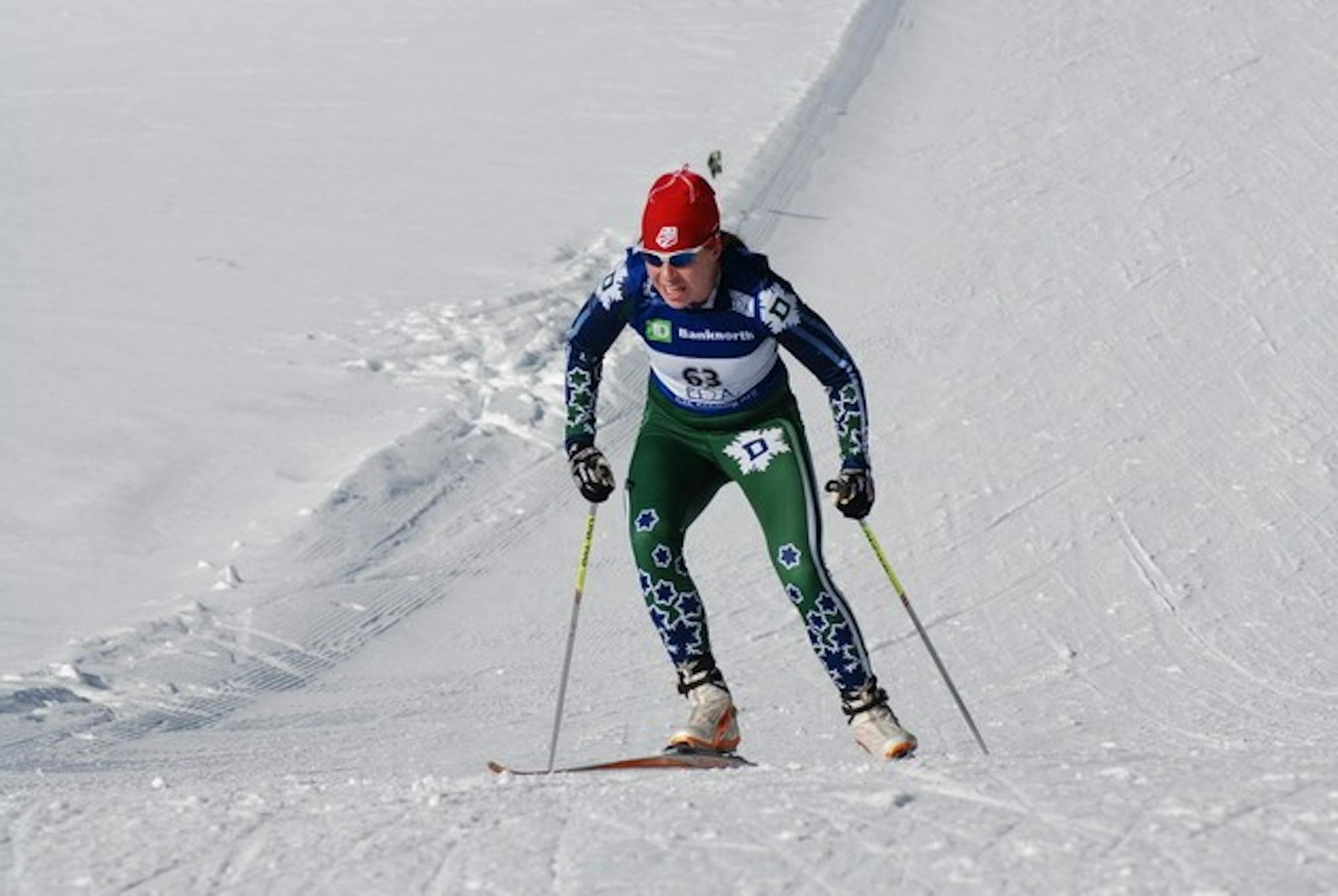 After falling behind the pace set by the University of New Hampshire on the first day of the competition, the Dartmouth ski team came back to win the UNH carnival with 901 total points.