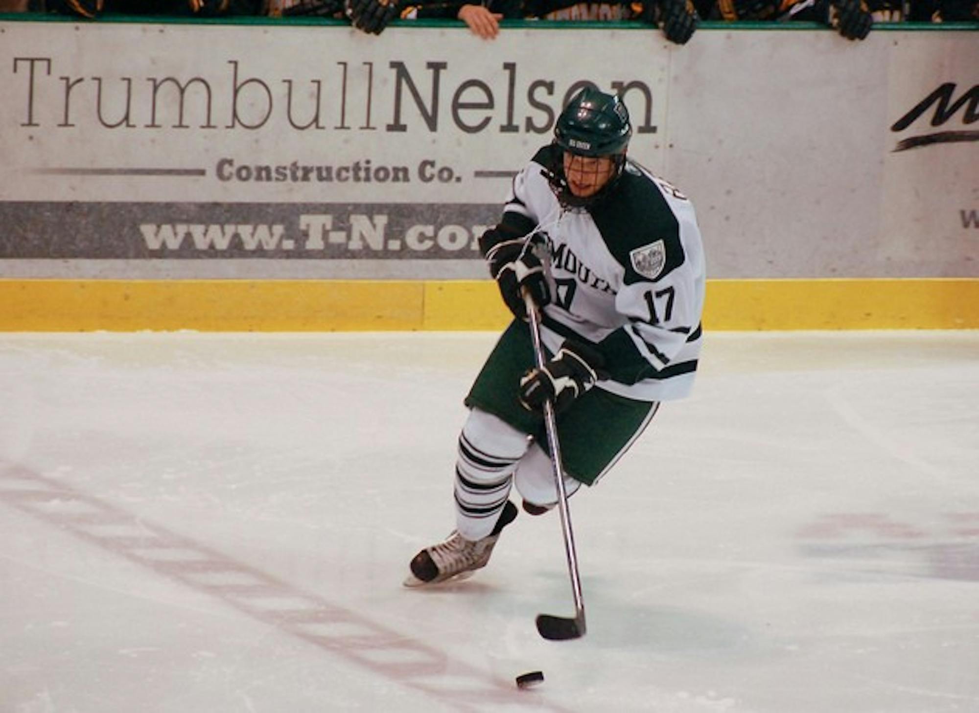 With only one goal, scored by Scott Fleming '10 on the power play, Dartmouth fell to Harvard, 4-1.