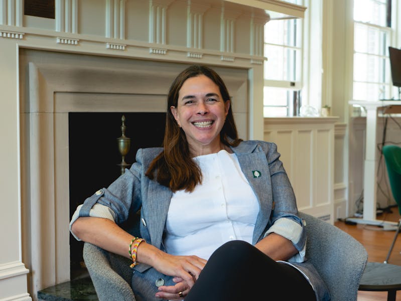 Live from Parkhurst: College President Sian Leah Beilock on the future of women at Dartmouth, Greek life and Leon Black ’73