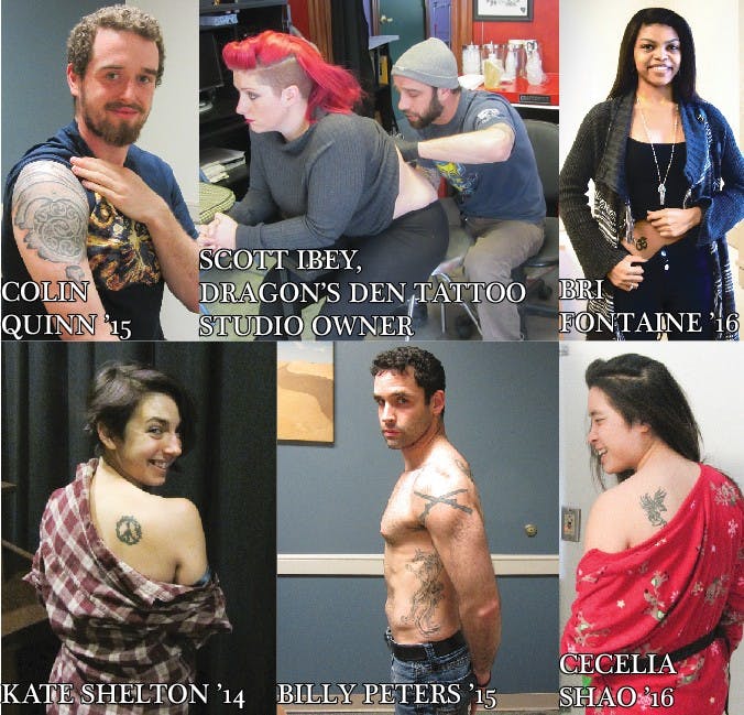Dartmouth students, Dragon's Den Tattoo Studio owner Scott Ibey said, usually appear more nervous than his typical clientele. 