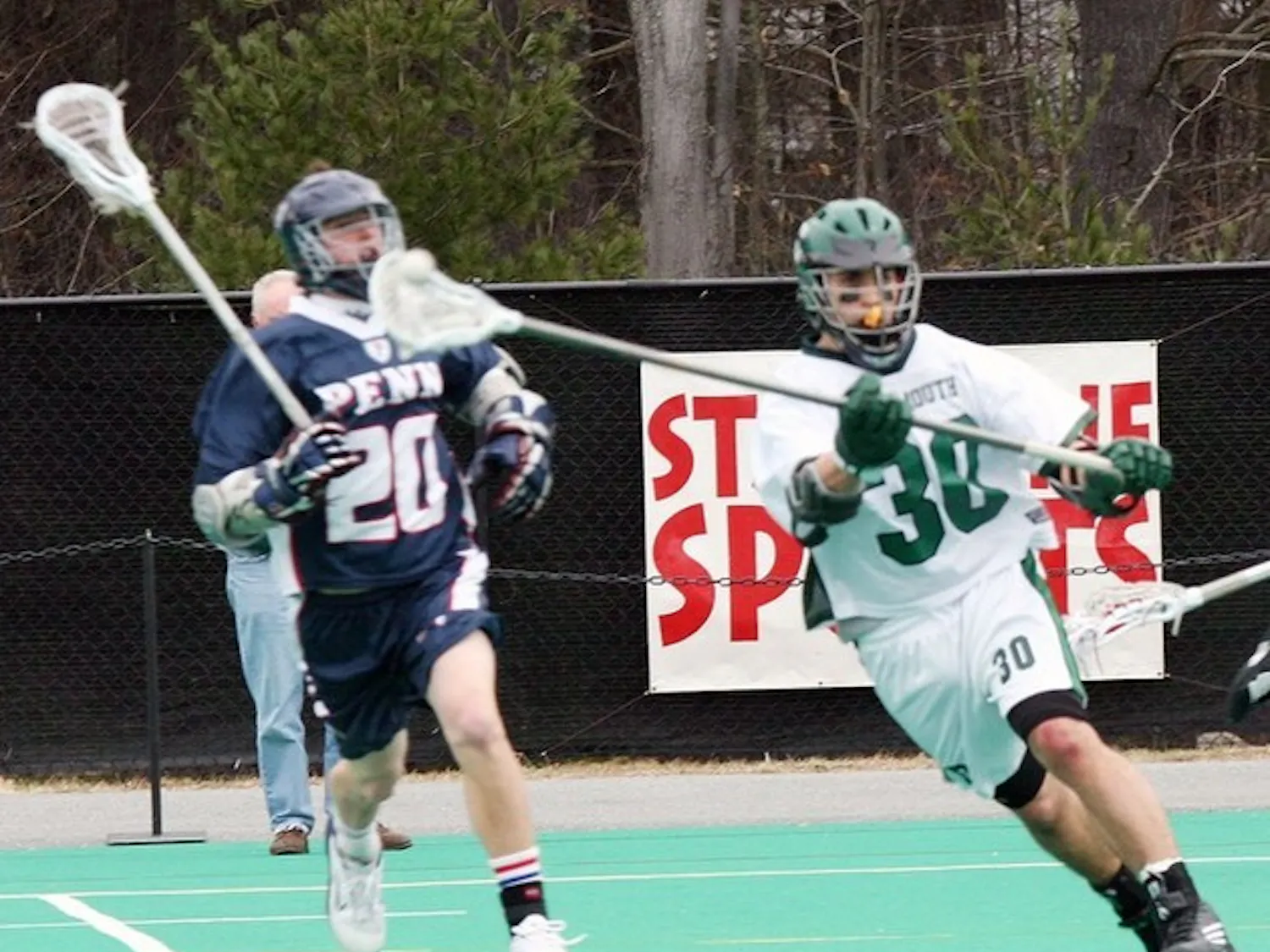 While having difficulty of late, the lacrosse team hopes to reverse its fortunes against the Big Red, loser of two of its last three.