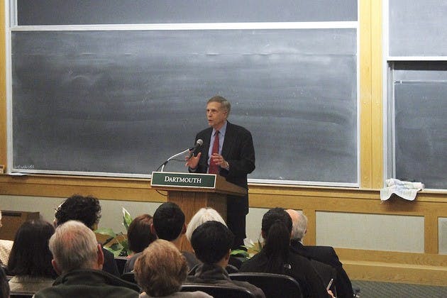 Winston Lord, Montgomery Fellow and former U.S. ambassador to China, spoke Wednesday about the future of U.S.-China relations. 