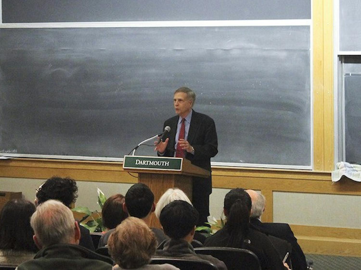 Winston Lord, Montgomery Fellow and former U.S. ambassador to China, spoke Wednesday about the future of U.S.-China relations. 