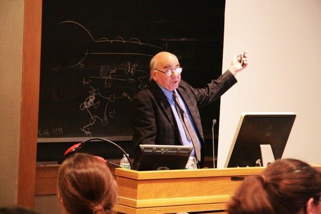 Colgate University professor Anthony Aveni discussed the common misconceptions surrounding the Maya-predicted apocalypse in a lecture on Monday.