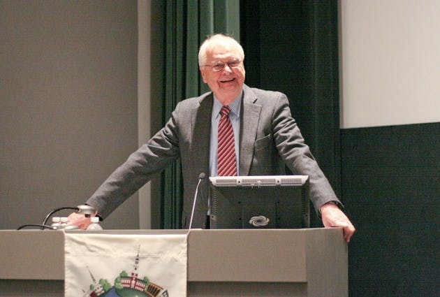 James and Susan Wright received a community spirit award from the Hanover Area Chamber of Commerce on Wednesday night.