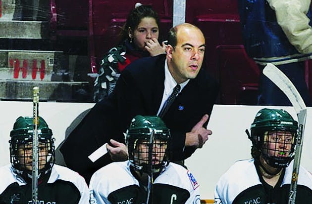 Women's hockey coach Mark Hudak will help the U.S. National Team defend its World Championships title.