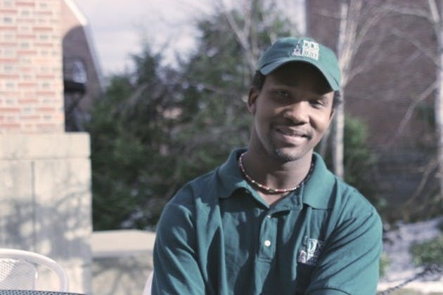 Souleymane Marzouk is a familiar welcoming face at the Courtyard Cafe.