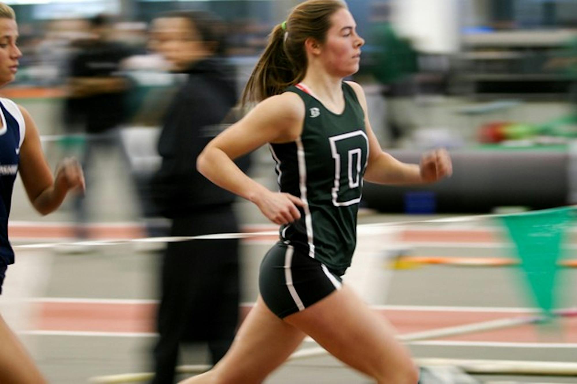 The women's track team took second place last weekend with strong performances from its underclassmen.