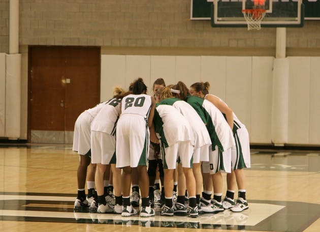Women's hockey and basketball teams will celebrate breast cancer research and women in sports this weekend.