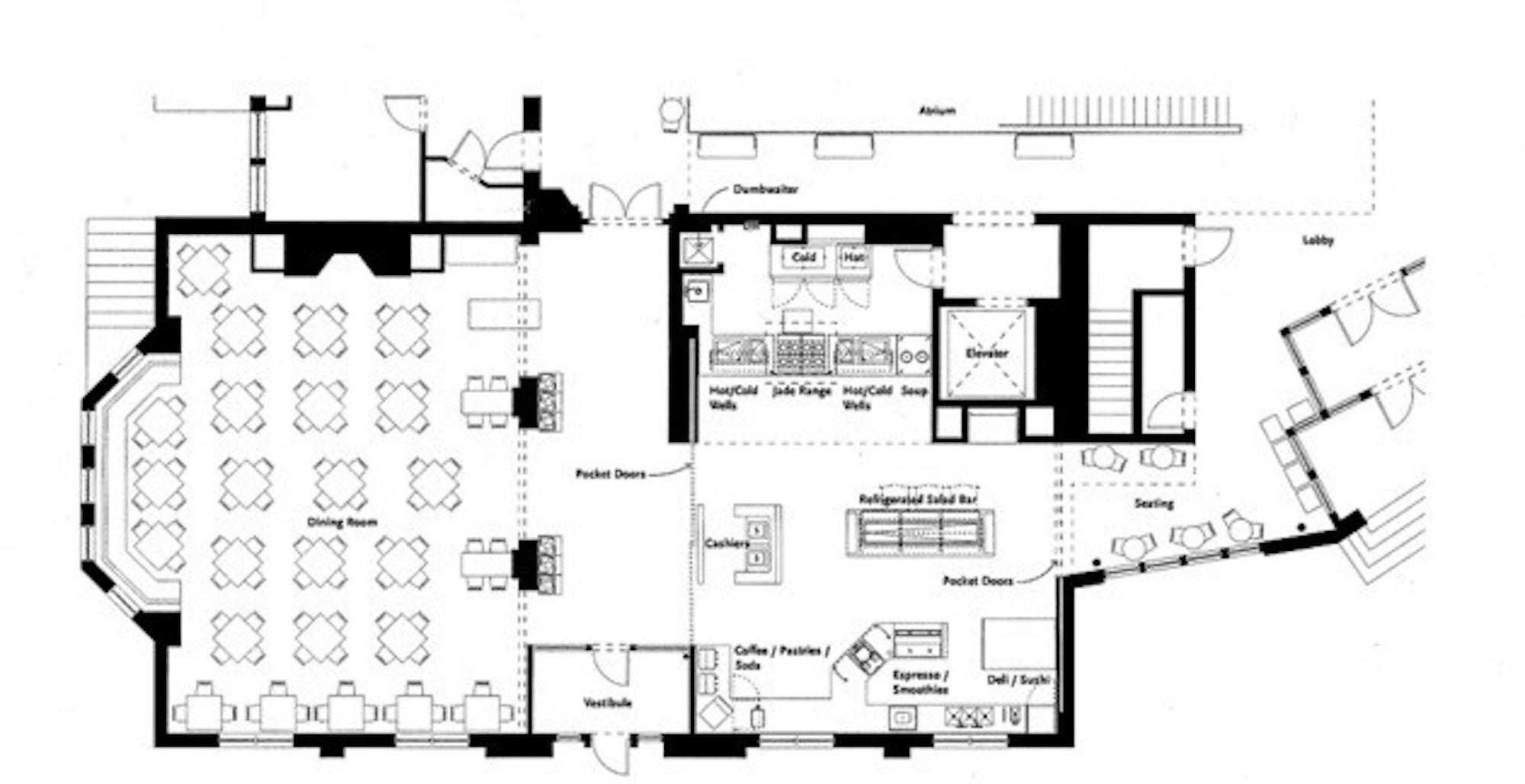 Renovations for the Collis Cafe may begin as early as next winter, greatly expanding the cafe's food service area.