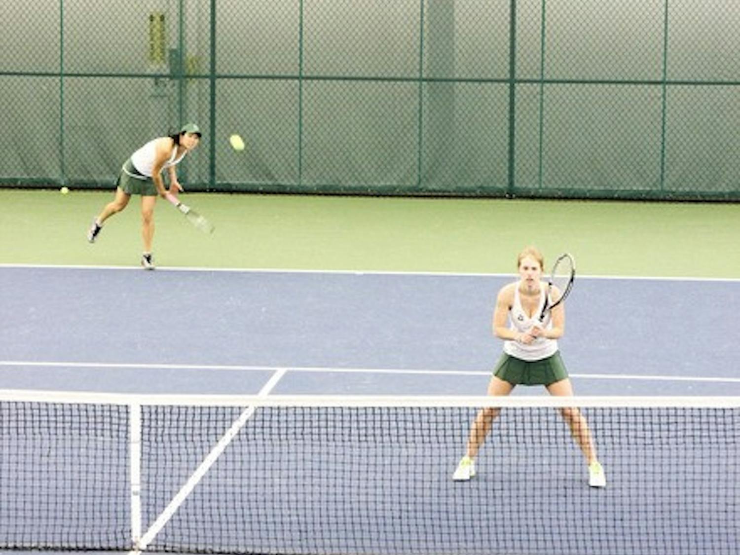 The women's tennis team opened Ivy League play with a 4-3 loss to Columbia University before earning a back-and-forth win over Cornell University.