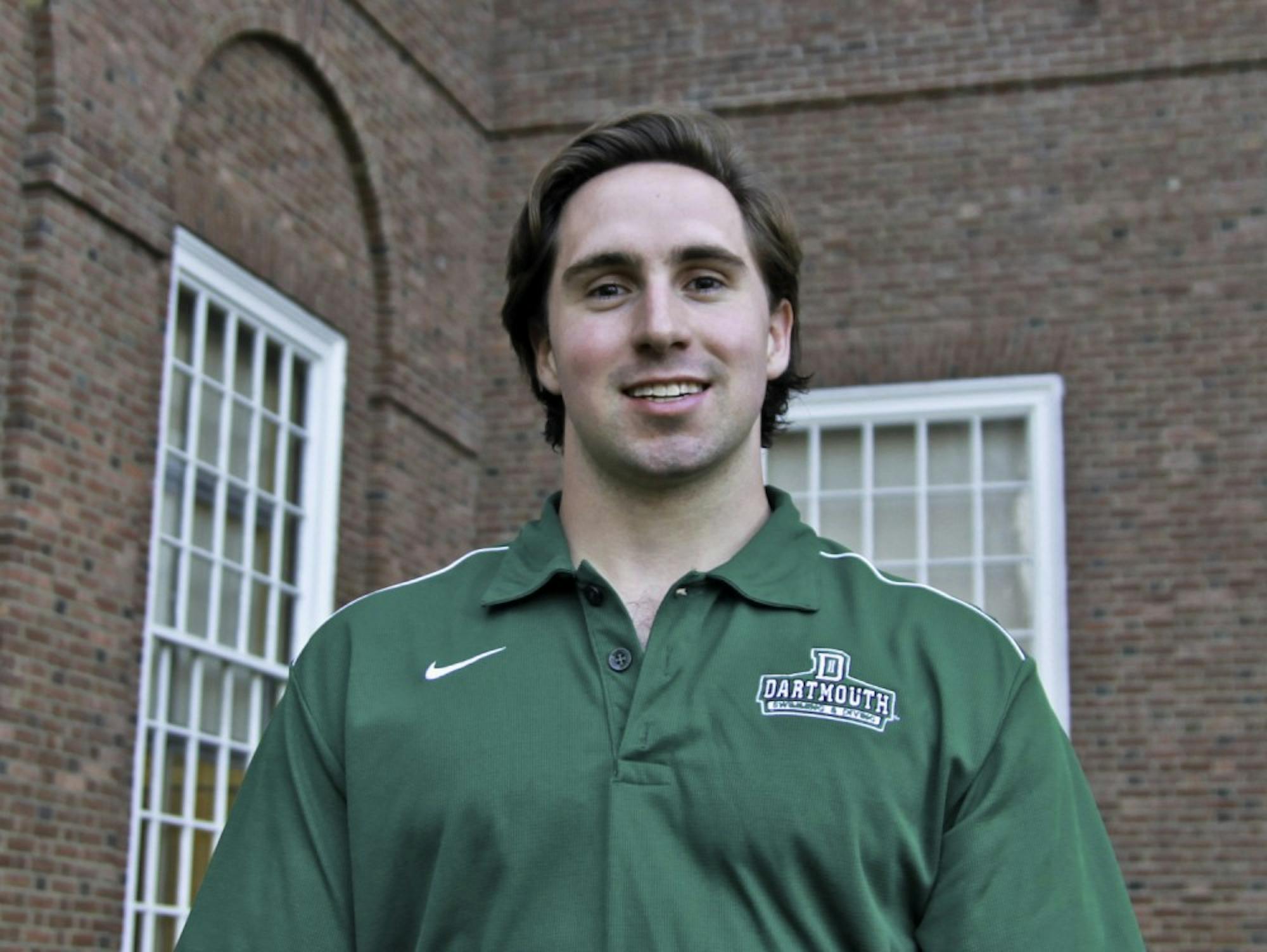 Konrad von Moltke ’15, swimming and diving co-captain, embodies the  student-athlete.