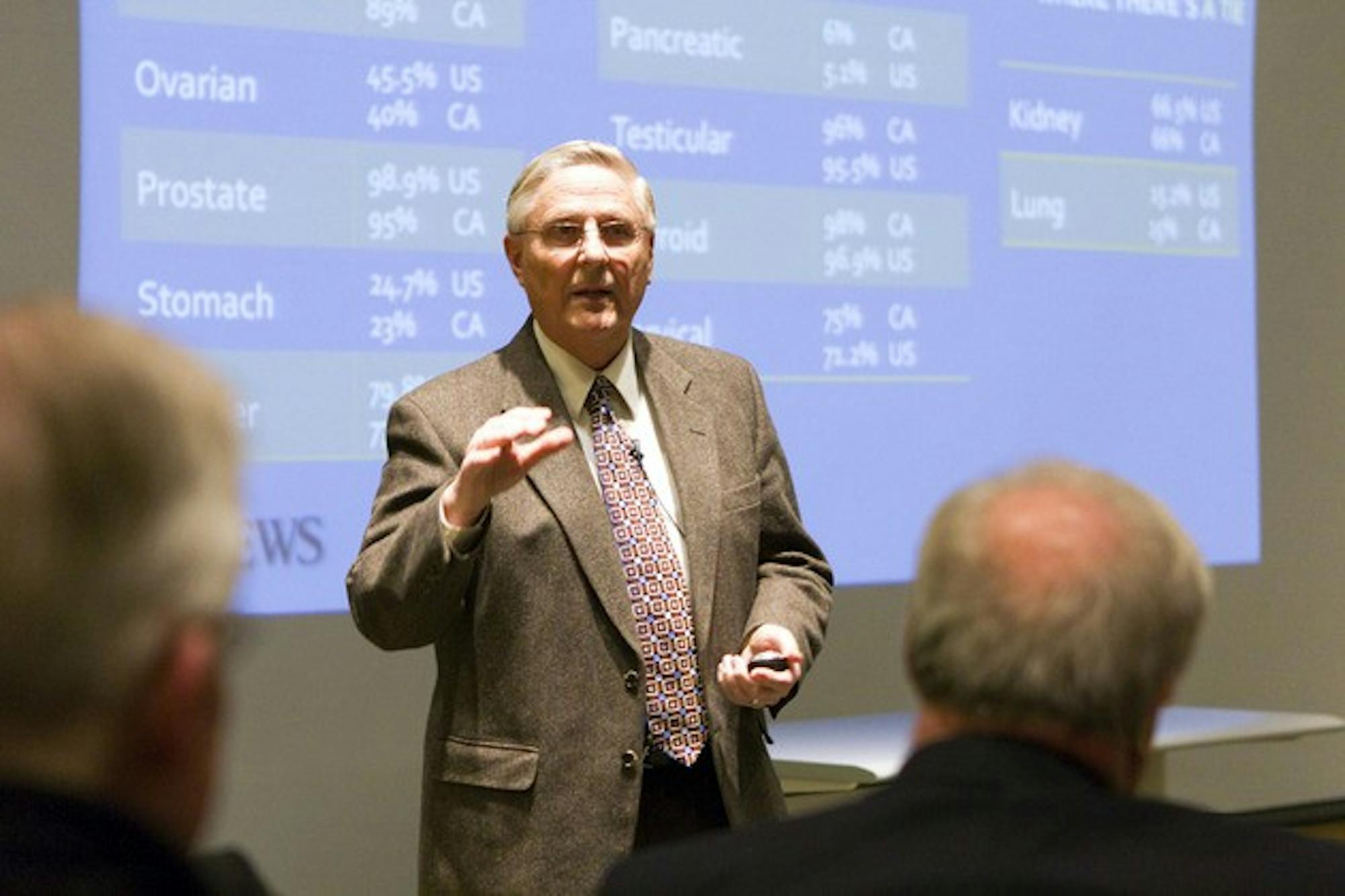 Rates of U.S. medical spending are likely to result in a financial crisis, ABC News' former medical editor Tim Johnson said in a Tuesday lecture. 