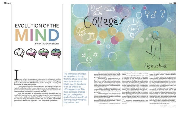 The most favorable change we can undergo is a gradual one of growth, of learning about thoughts beyond our own.