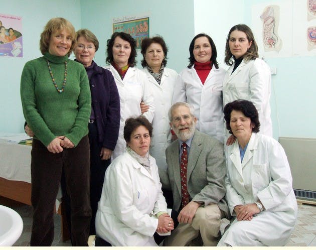 Doctors and nurses from Dartmouth and the local community helped deliver twin babies 10 weeks prematurely in Pristina, Kosovo last November.