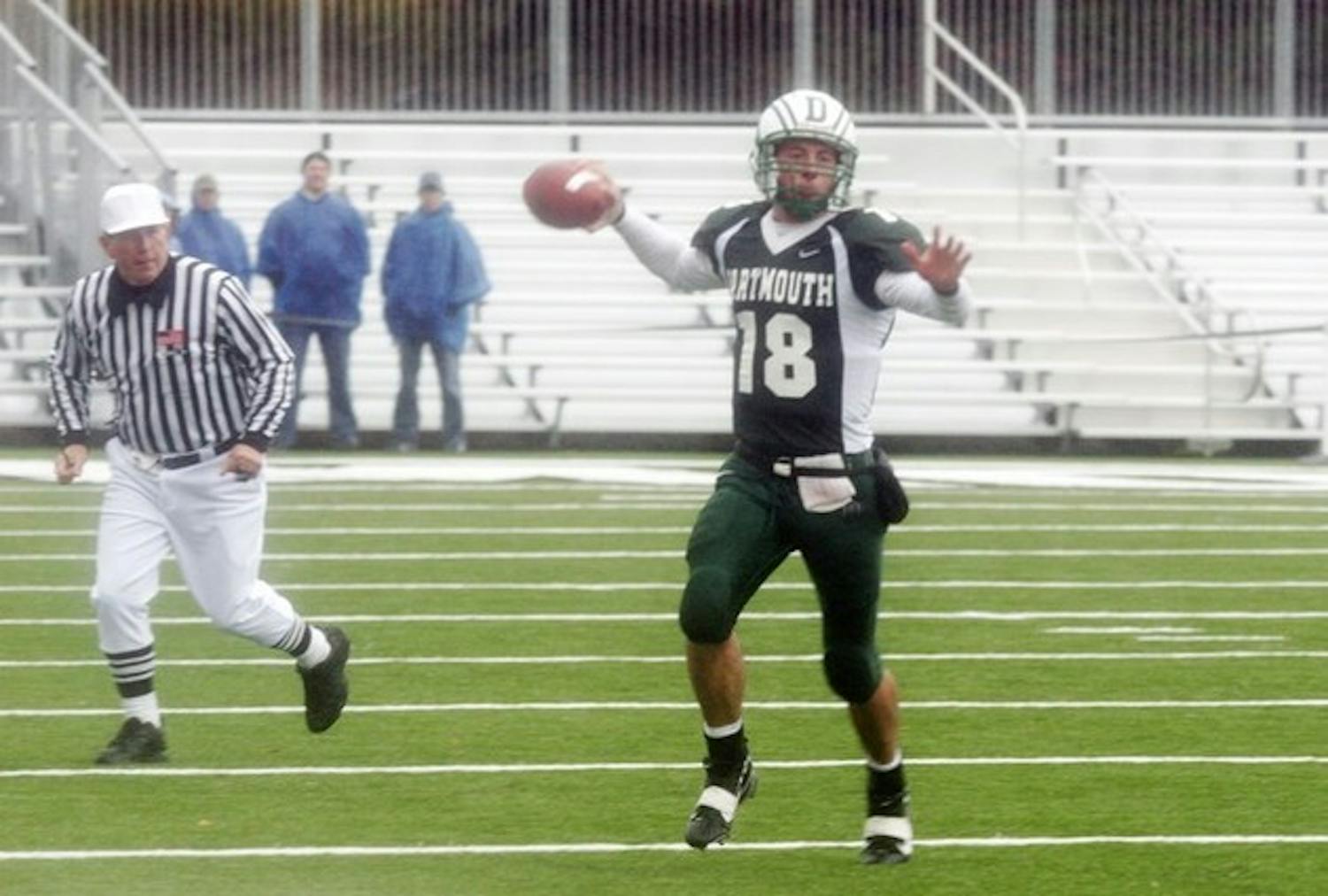 After throwing for almost 300 yards in a losing effort last week, Mike Fritz '07 will try to ignite a Big Green offense that has struggled early in games.