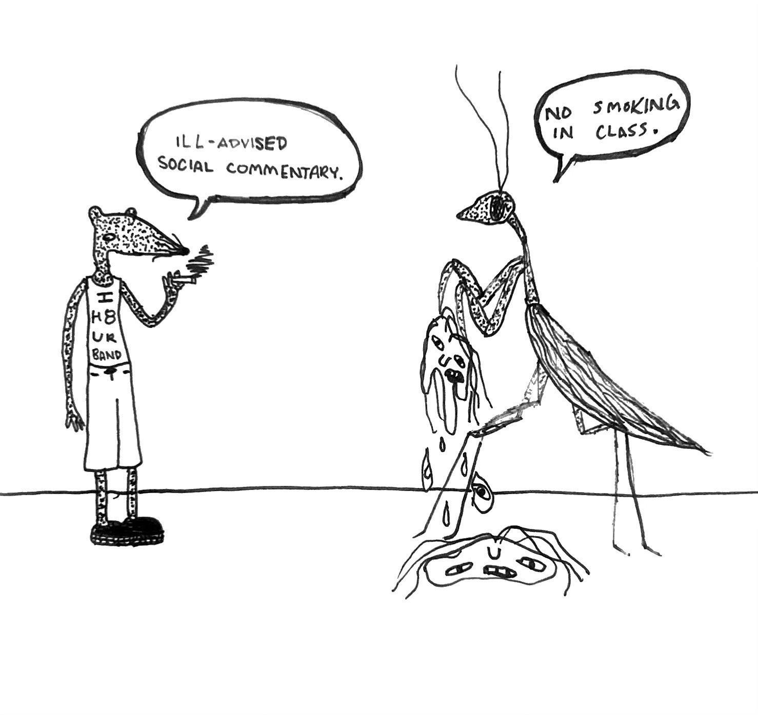 Eloise Langan '27 checks in from film class.