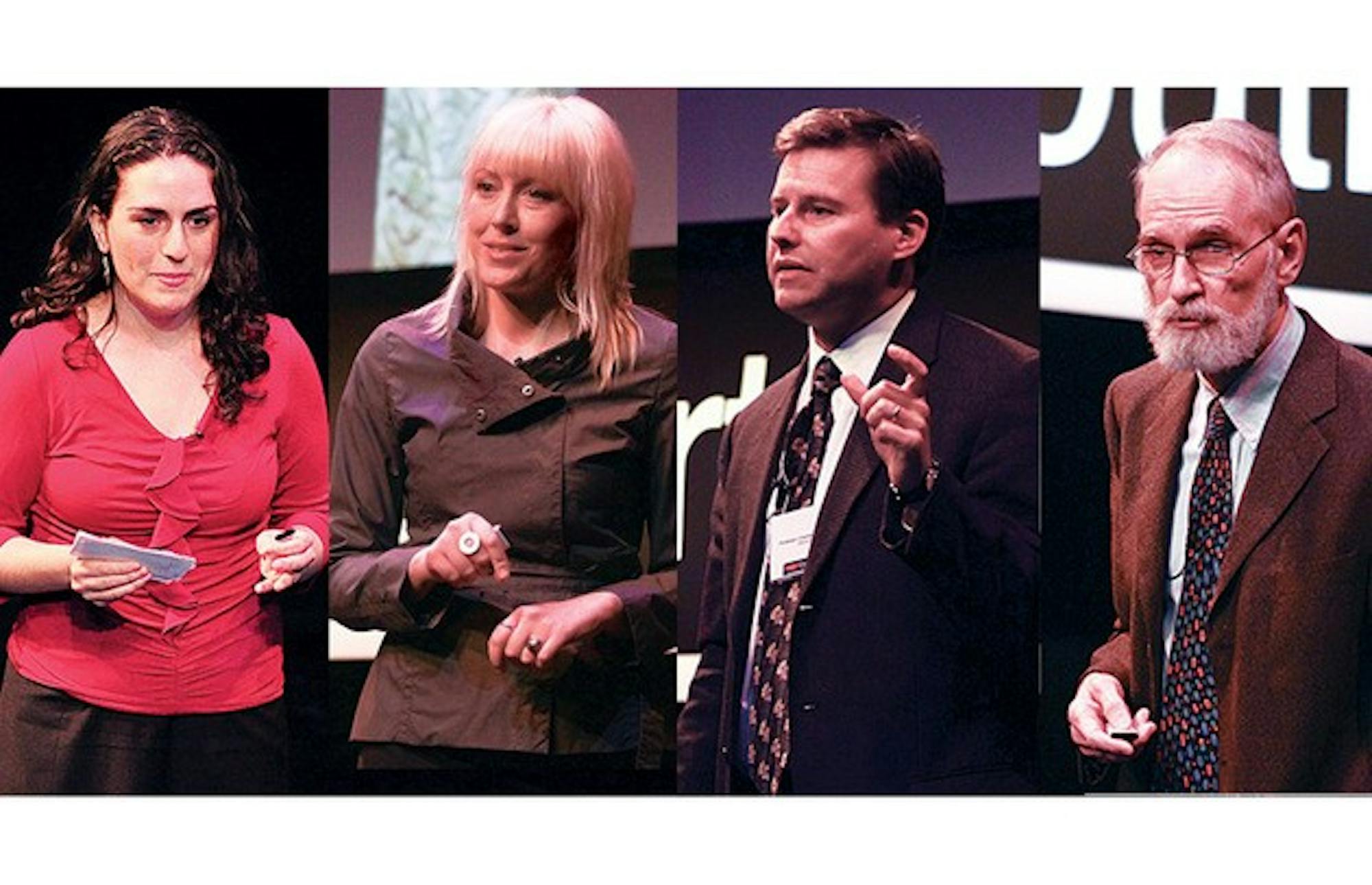 Speakers at TEDx Dartmouth included Micaela Klein '10, professor Mary Flanagan, professor Charles Wheelan and professor Larry Crocker.