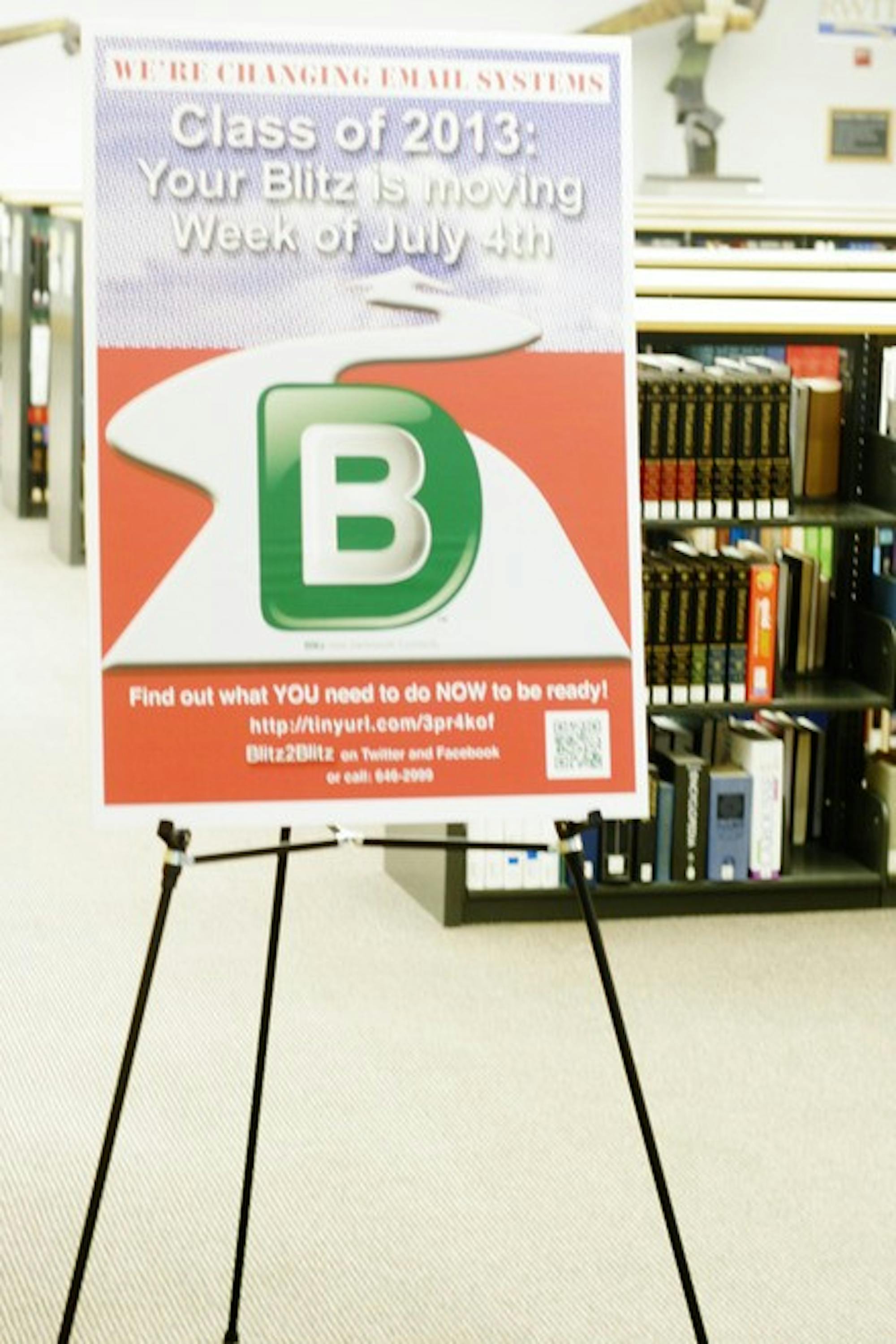 Members of the Class of 2013 adjusted to a new interface this week as BlitzMail accounts were transitioned to Microsoft Office 365.