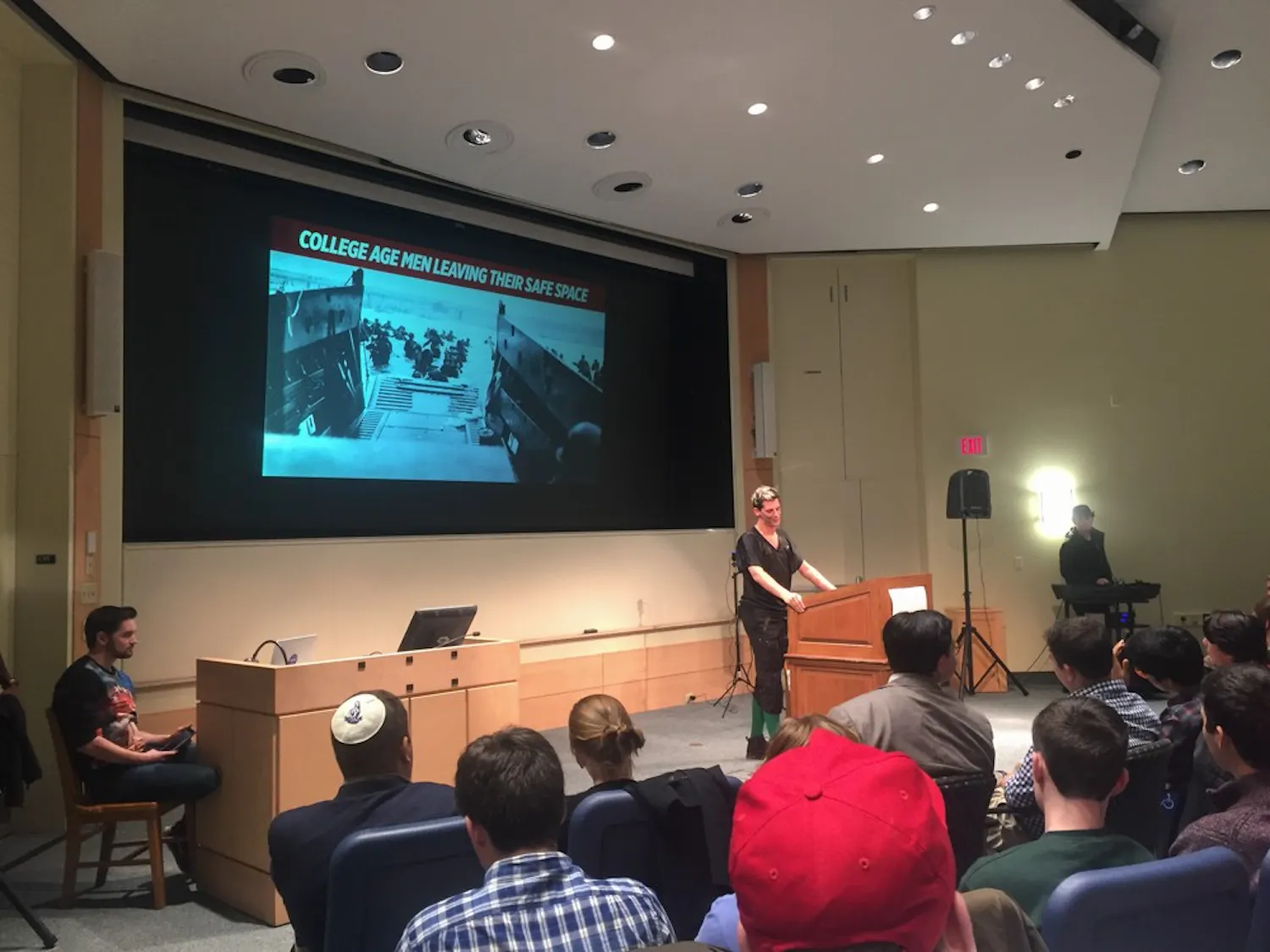 Conservative speaker Milo Yiannopoulos spoke Tuesday night about Greek life, political correctness and gender at an event co-hosted by The Dartmouth Review and College Libertarians.