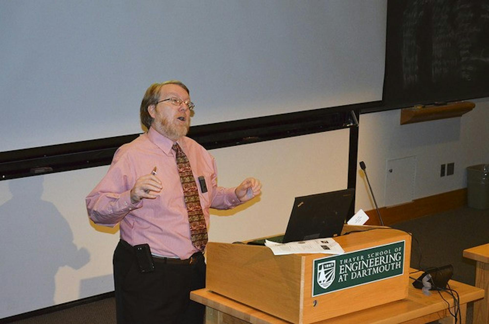 President of Global Petroleum SEER Michael Lynch delivered Friday's Jones Seminar on the future of the oil industry. 