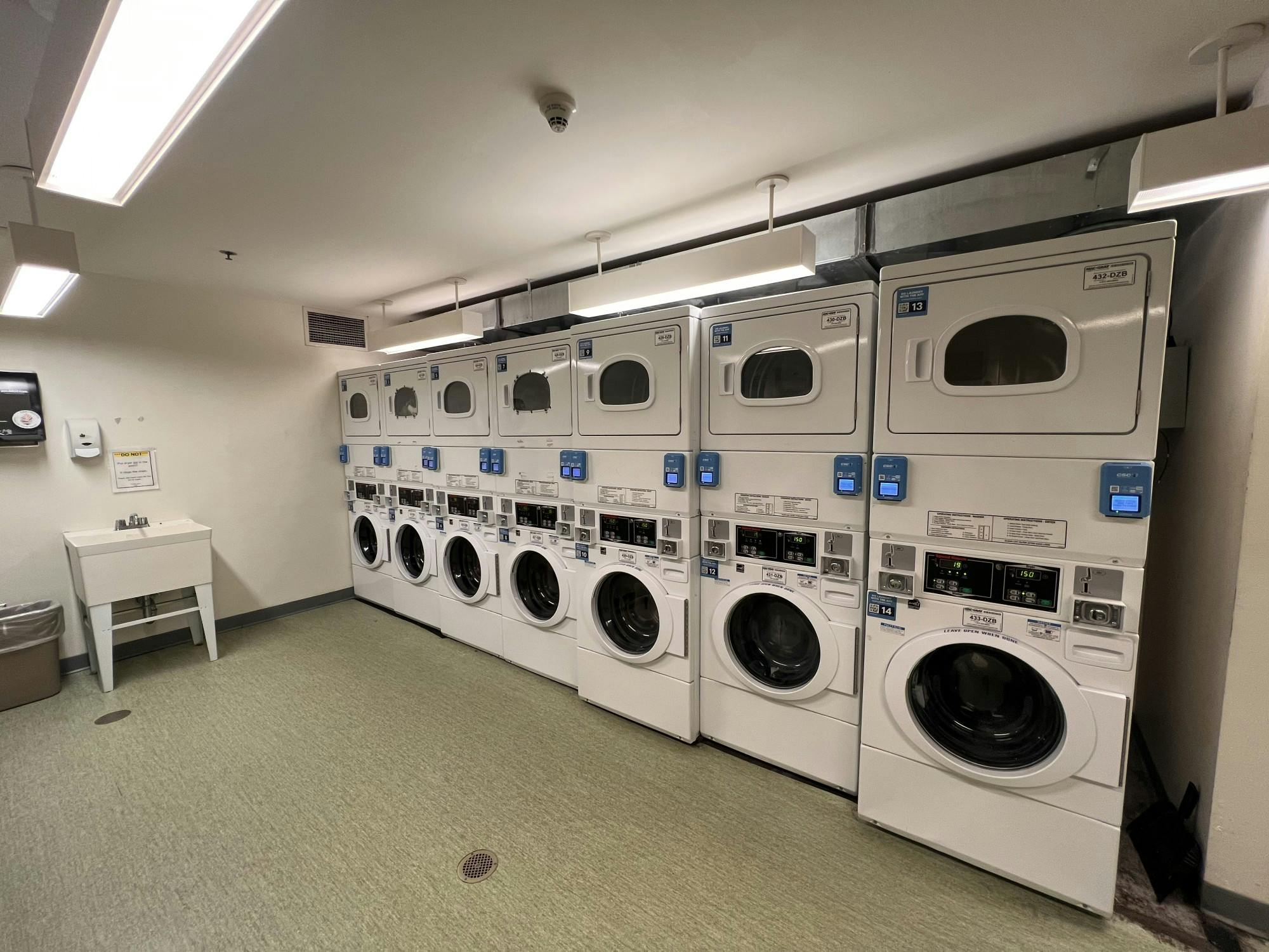 Laundry machines at Dartmouth University