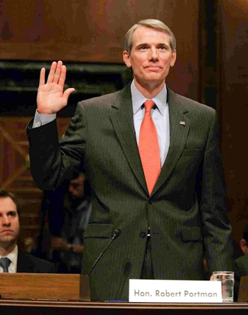 Rob Portman '78 resigned from his post as White House budget director after only 14 months, citing personal reasons.