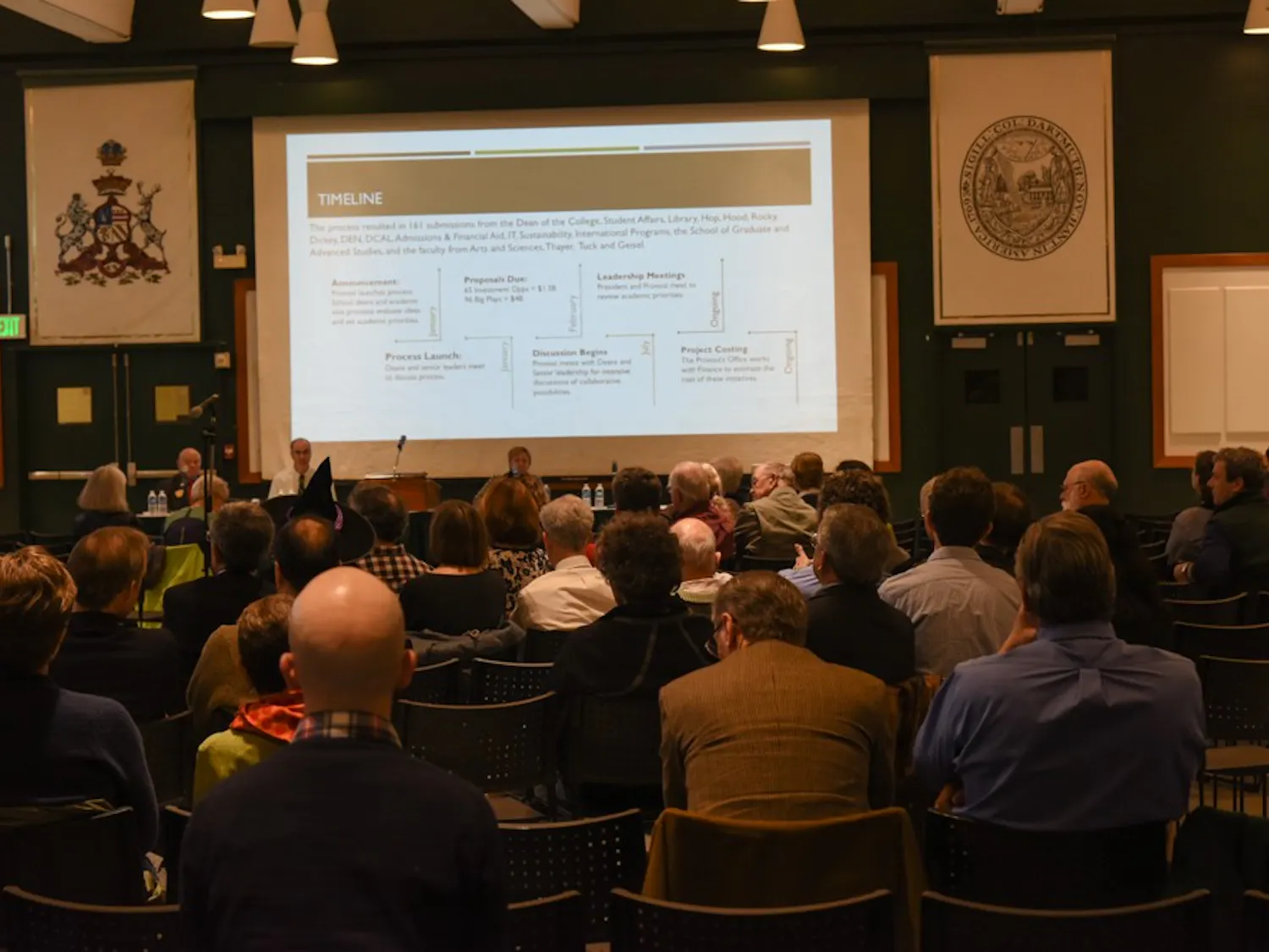 The faculty meeting on Monday ended early due to low attendance.