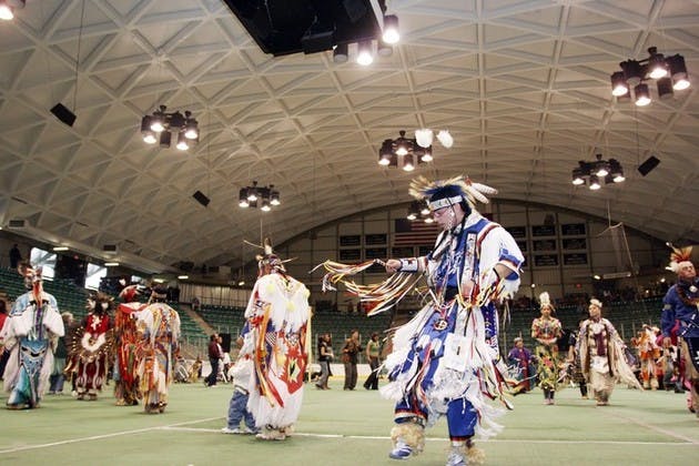 Native Americans from more than 50 different tribes danced together at Dartmouth's 34th Annual Pow-Wow this past Saturday and Sunday.