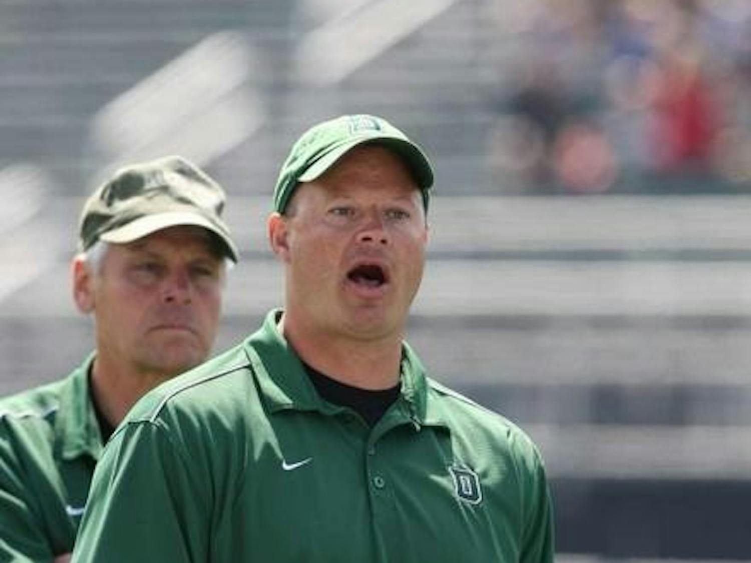 Men's lacrosse head coach Andy Towers replaced Bill Wilson this spring after Wilson's resignation