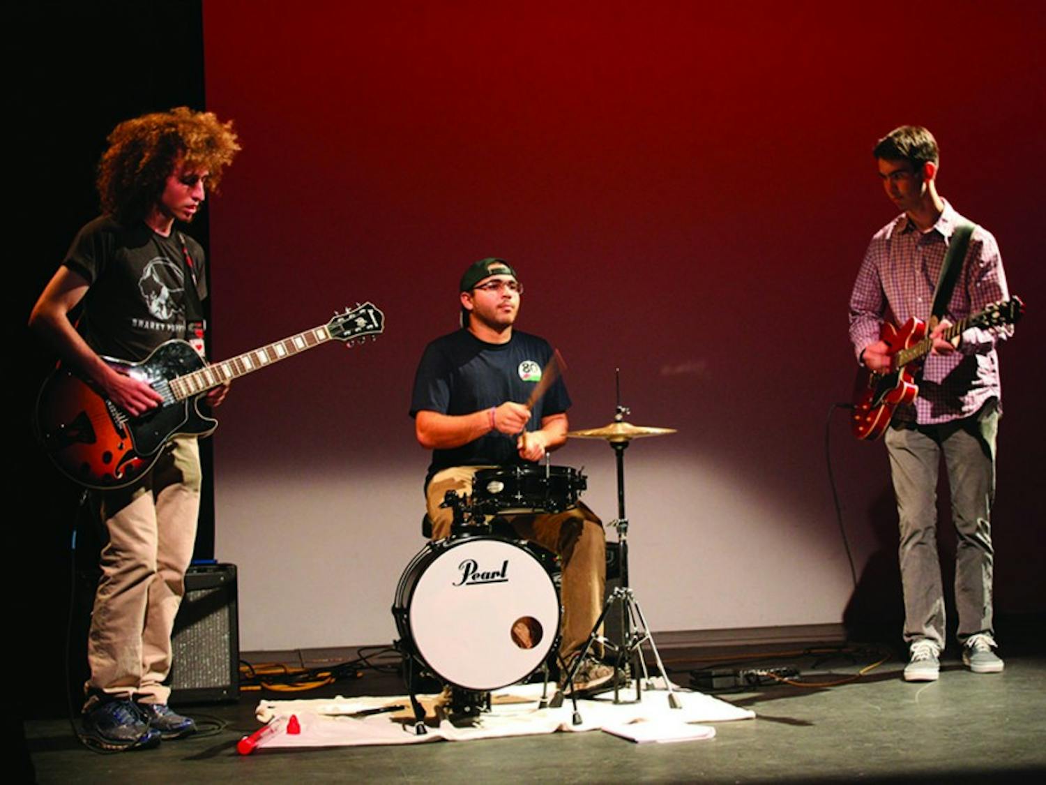 Members of Half the City opened for Casual Thursday in the fall term.