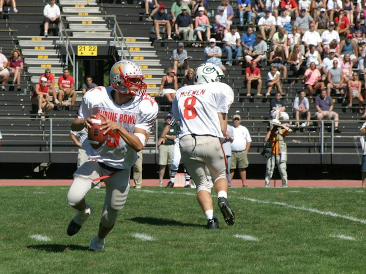 High school players from Vermont and New Hampshire aspire to play in the Shrine Maple Sugar Bowl.