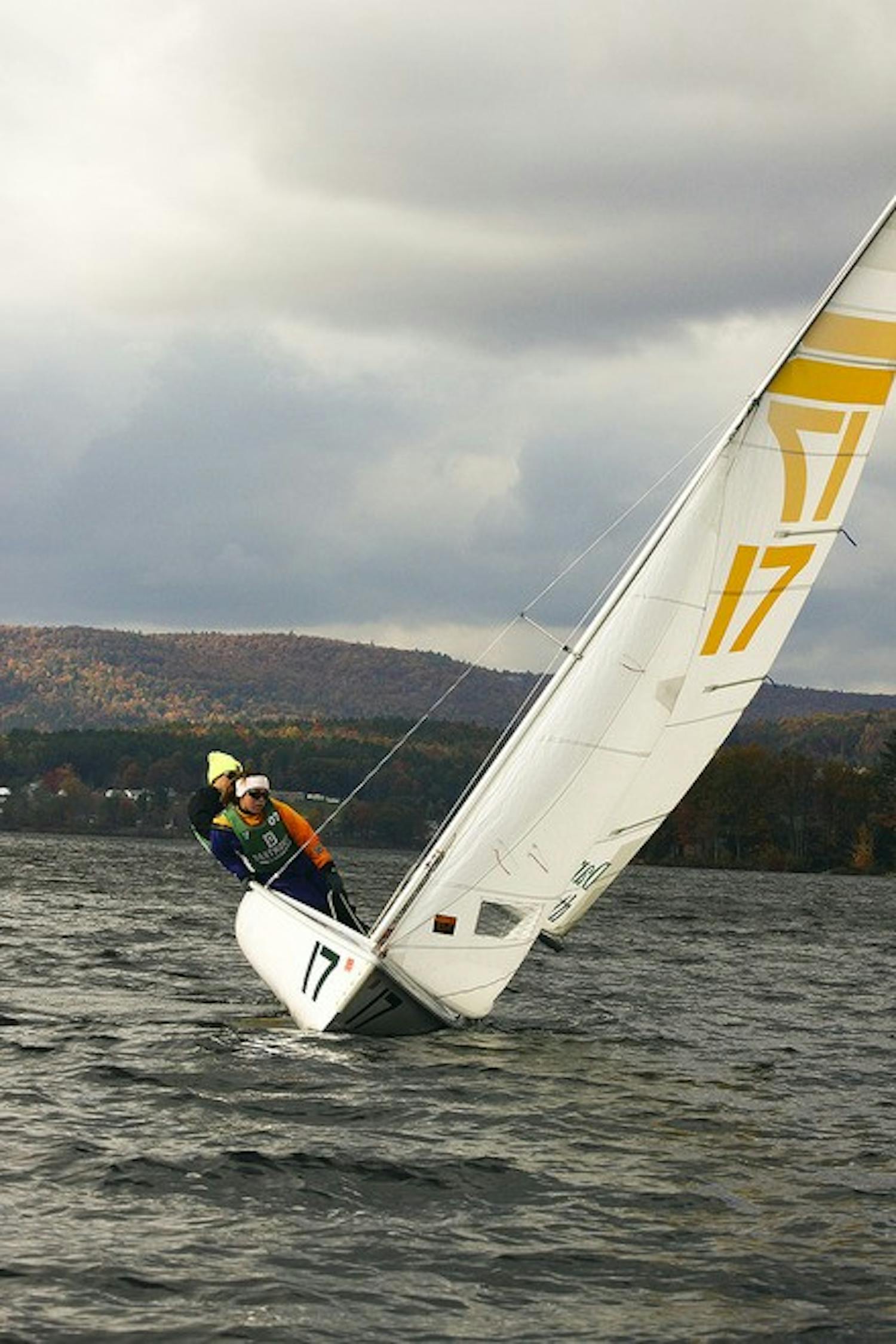The sailing team competed in four regattas over the weekend, improving from their opening week.