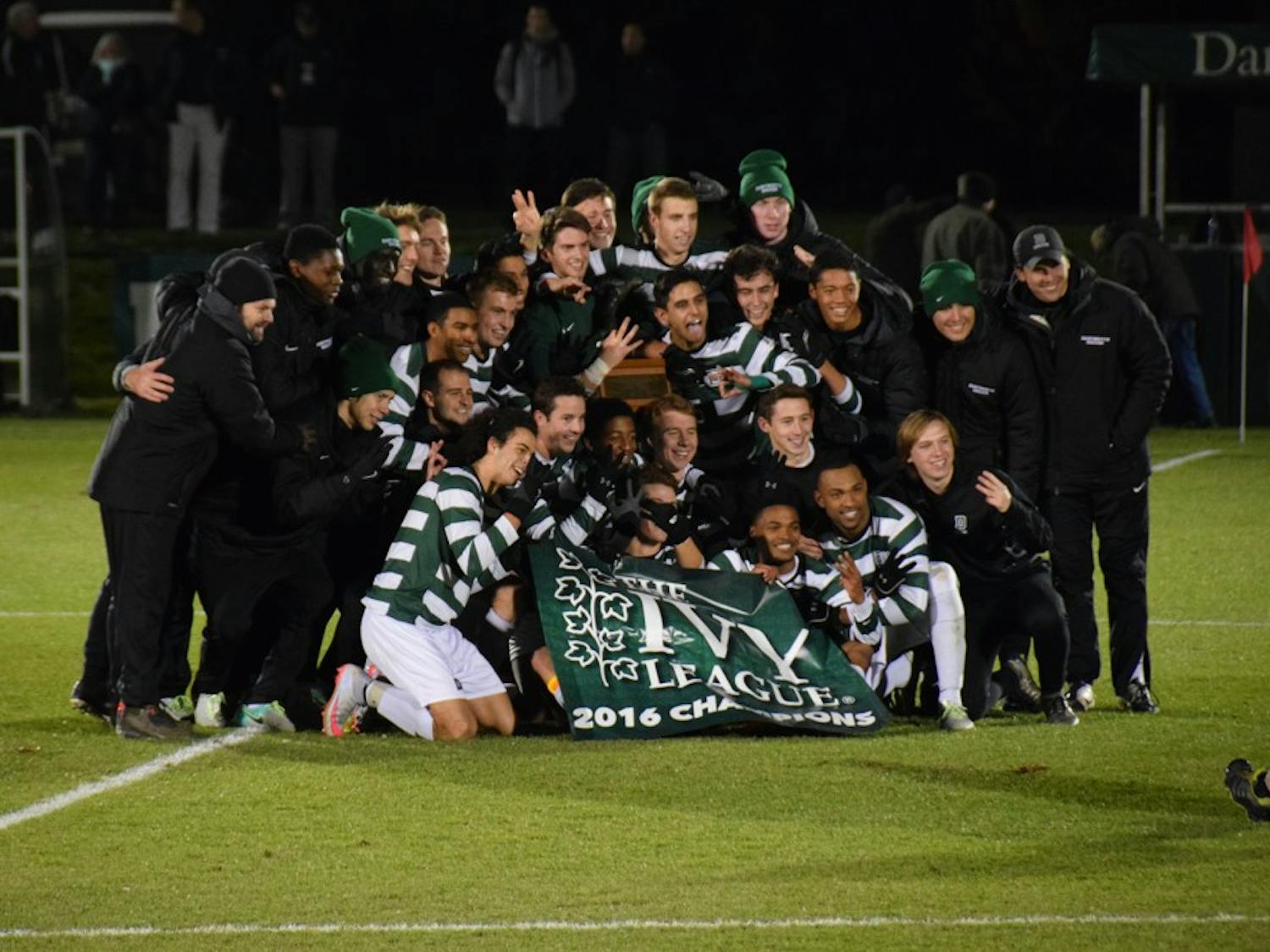 The men's soccer team defeated Brown University to&nbsp;win its third consecutive Ivy League Championship.