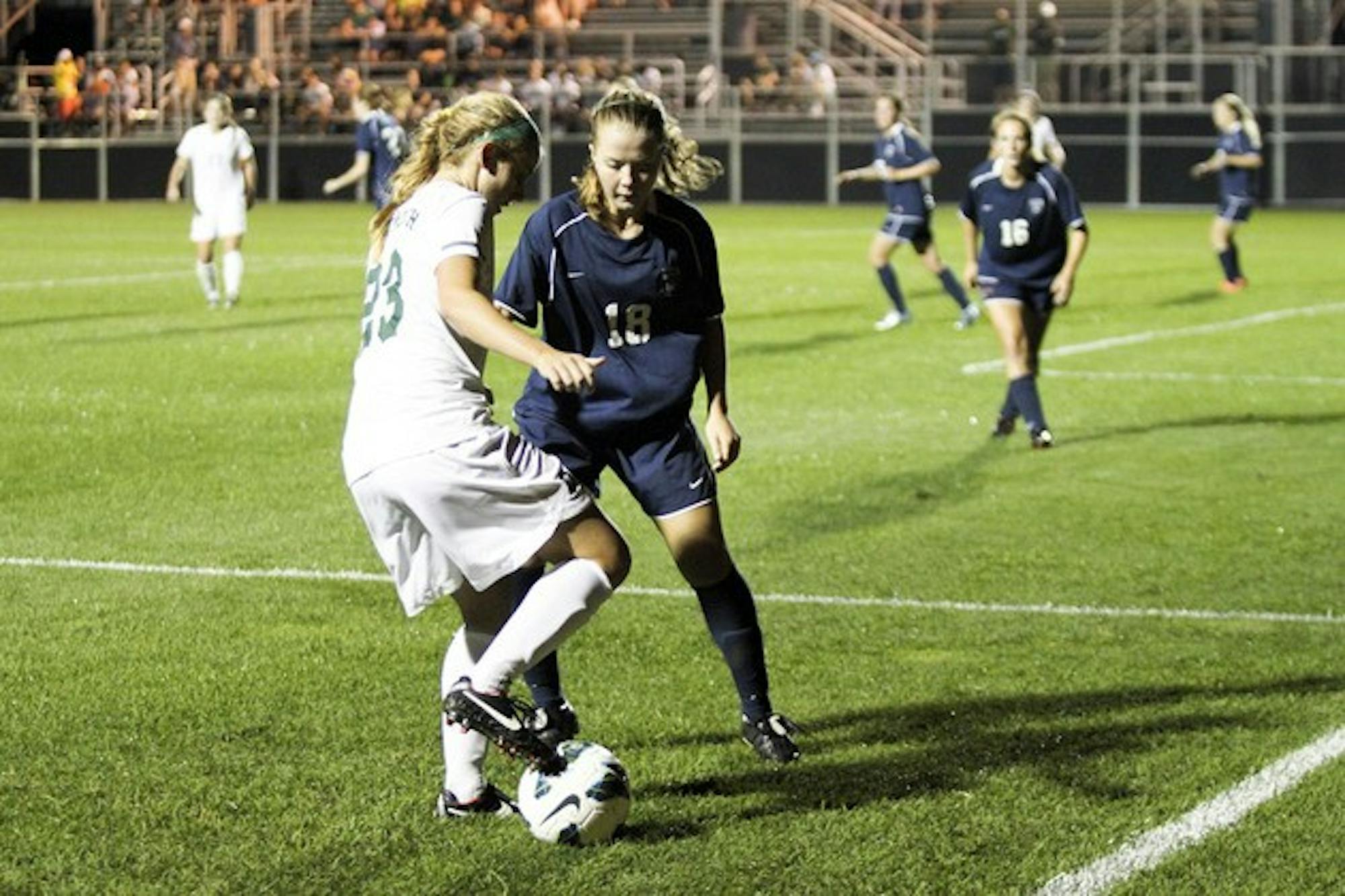 Emma Brush '13 was named Dartmouth Player of the Year in 2011 and has flourished this season as a forward.