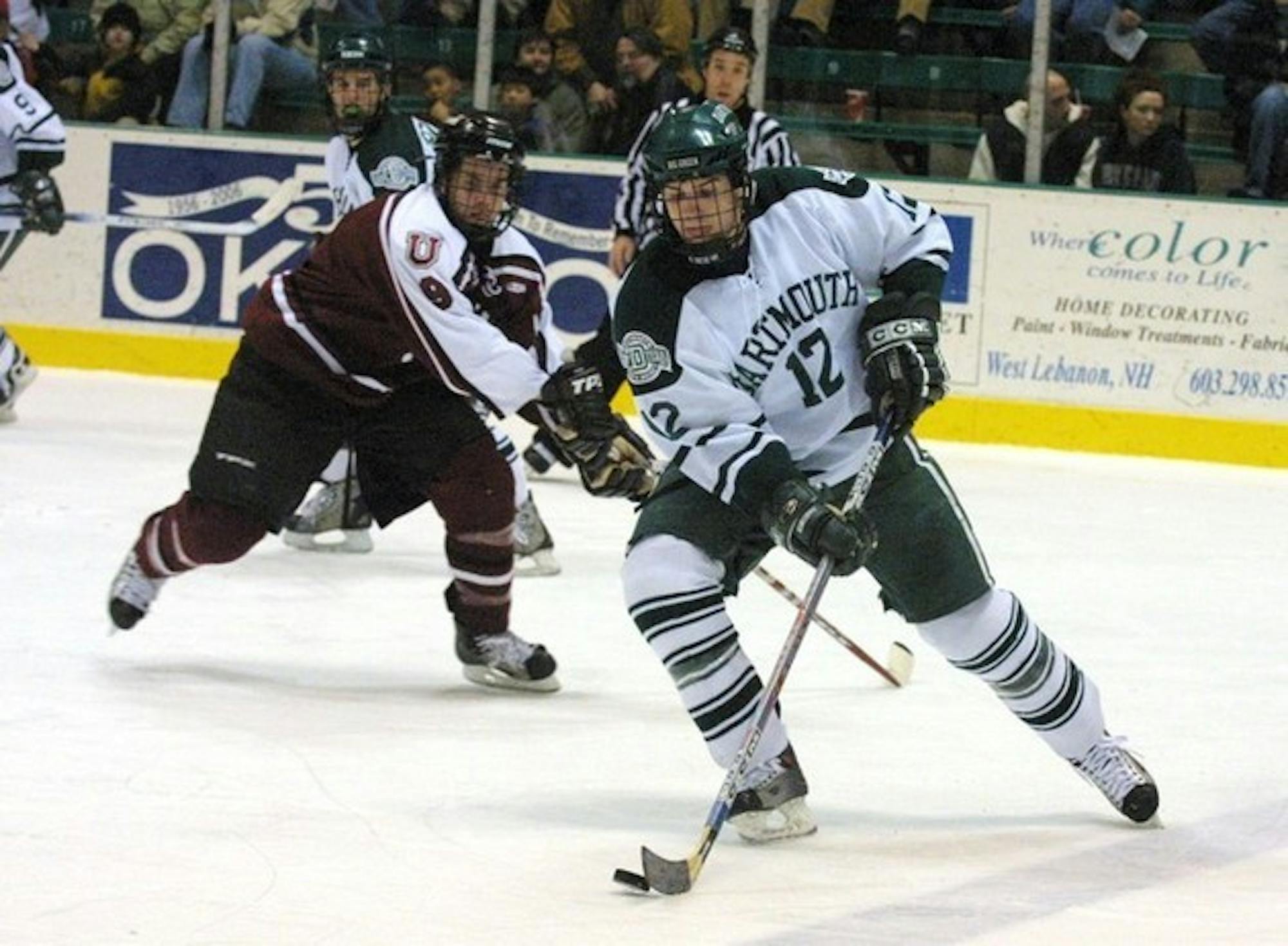 Ben Lovejoy '06 will help anchor the Big Green defense in 2006-07.