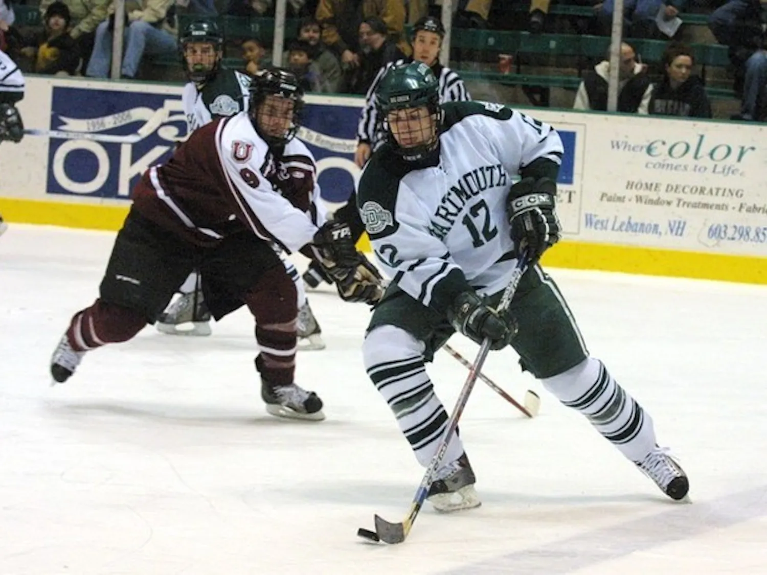 Ben Lovejoy '06 will help anchor the Big Green defense in 2006-07.