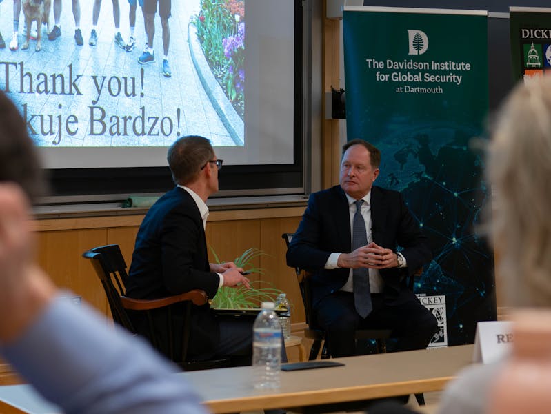 Former U.S. ambassador to Sweden and Poland Mark Brzezinski '87 says diplomacy is essential as war in Ukraine approaches four years