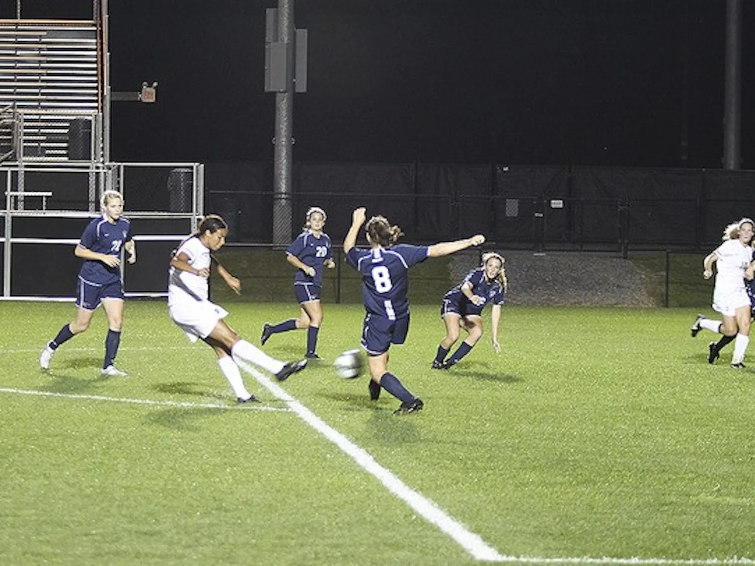 Chrissy Lozier '14 and Emma Brush '13 have combined for 10 goals in eight contests in 2012.