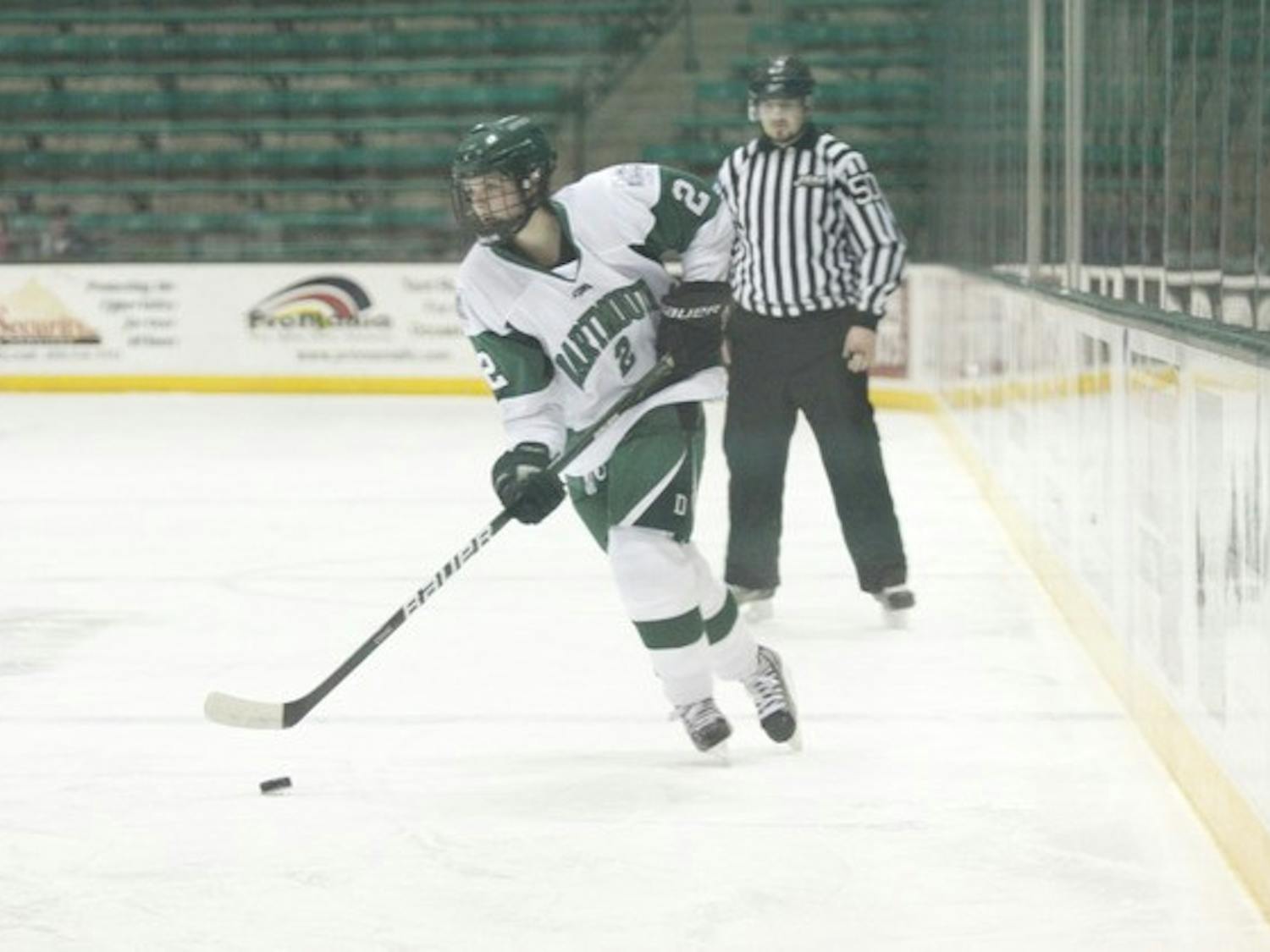 The women's hockey team look to regain its momentum after a loss to Cornell University with upcoming games against Yale and Brown Universities.