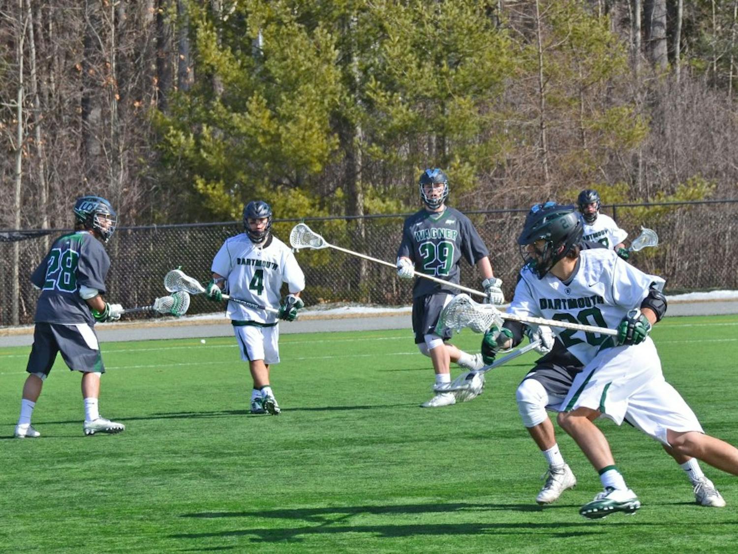 Men's lacrosse lost in a close game to Wagner.