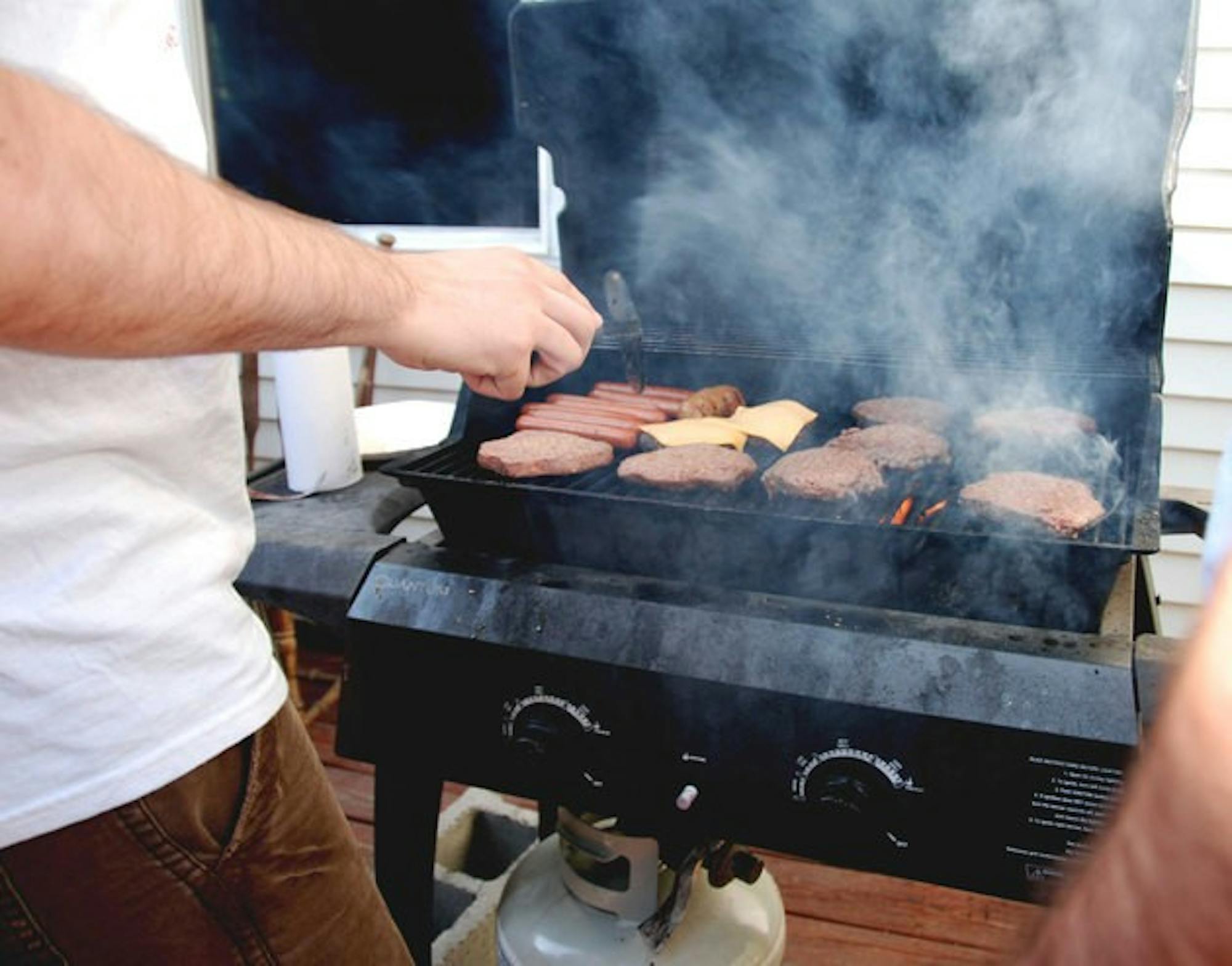 Although a seemingly safe outdoor activity, grills can prove hazardous in careless hands.